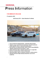 Honda CR-V - tlacova sprava 2023 